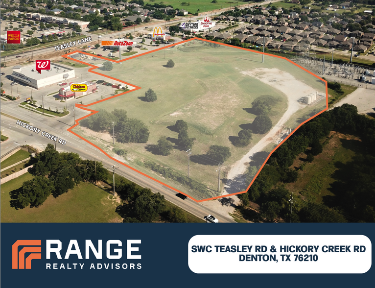 Primary Photo Of SWC Teasley Ln & Hickory Creek Rd, Denton Land For Sale