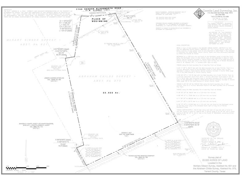 More Photos Of 7750 Rendon Bloodworth Road, Mansfield Land For Sale