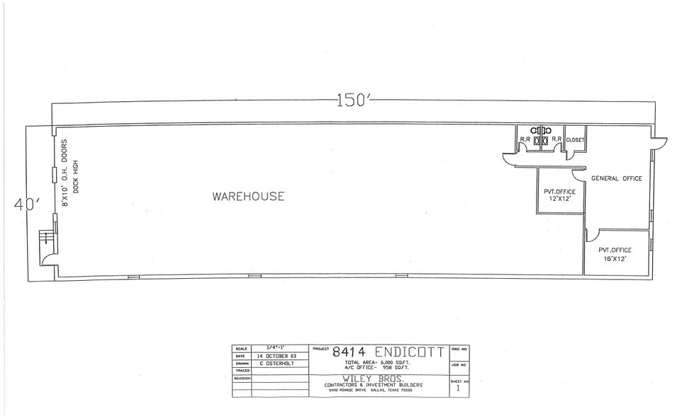More Photos Of 8404-8434 Endicott Ln, Dallas Warehouse For Lease