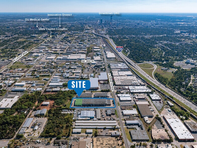 More Photos Of 4228-4332 N Santa Fe St, Oklahoma City Warehouse For Lease