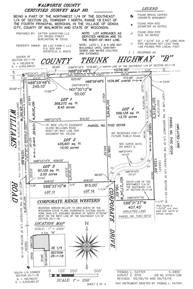 Primary Photo Of SE Williams Rd & County Highway B, Genoa City Land For Sale