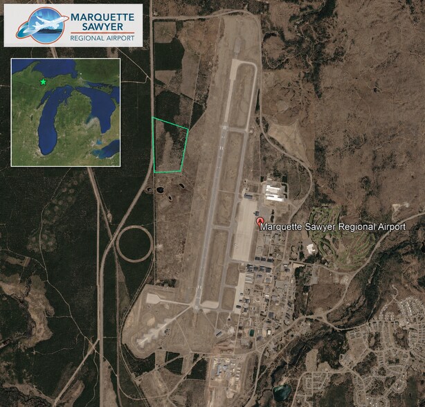 Primary Photo Of M-553 Marquette Sawyer Regional Airport Hwy @ Kelly Johnson Memorial Highway, Gwinn Land For Sale