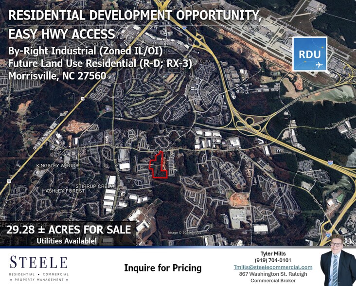 Primary Photo Of 2908 Page Rd, Morrisville Land For Sale