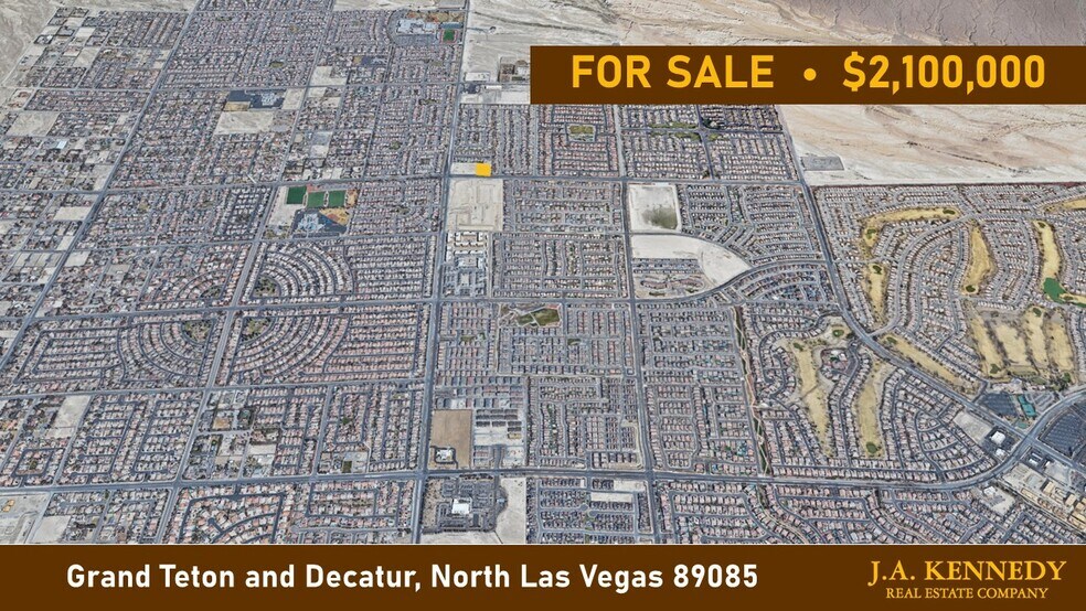 Primary Photo Of Grand Teton Drive and Decatur Blvd, North Las Vegas Land For Sale