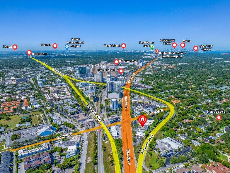 More Photos Of 9855 S Dixie Hwy, Pinecrest Freestanding For Sale