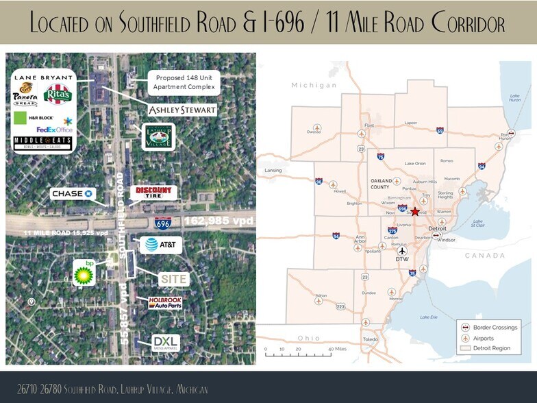 More Photos Of 26710-26780 Southfield Rd, Lathrup Village Storefront Retail Office For Lease