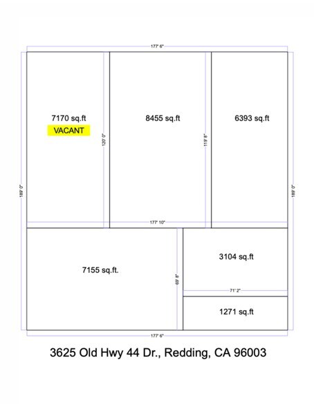 More Photos Of 3625 Old 44 Dr, Redding Freestanding For Lease