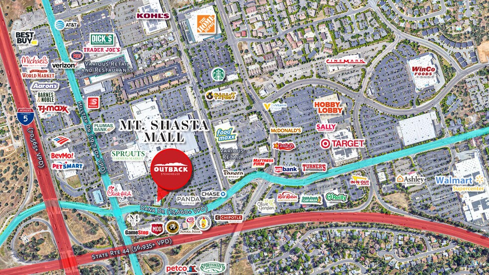 More Photos Of 910 Dana Dr, Redding Restaurant For Sale