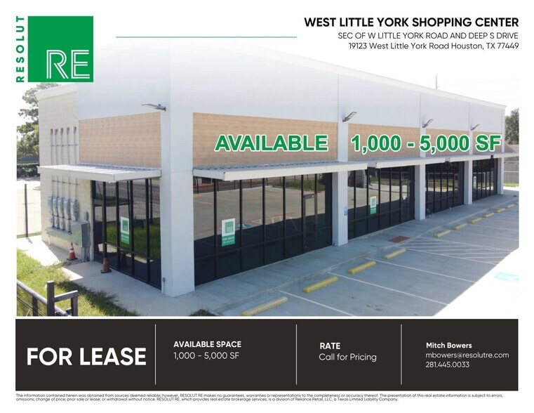 Primary Photo Of 19123 W Little York Rd, Katy Storefront For Lease