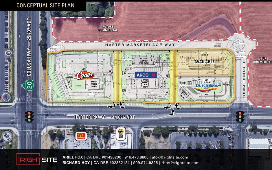 More Photos Of NWC Colusa Hwy & Harter Pky, Yuba City Land For Lease