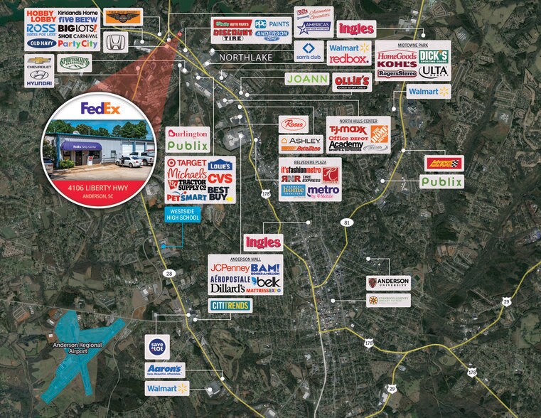 More Photos Of 4106 Liberty Hwy, Anderson Distribution For Sale