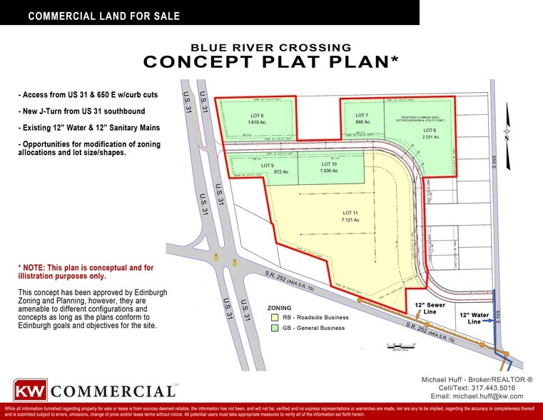 More Photos Of US 31 & State Road 252, Edinburgh Land For Sale
