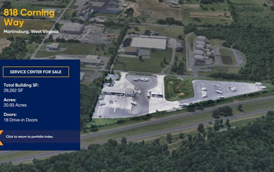 More Photos Of 818 Corning Way, Martinsburg Truck Terminal For Sale