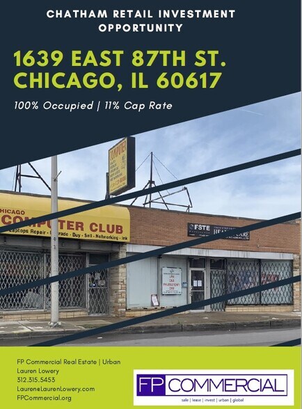 More Photos Of 1639 E 87th St, Chicago Storefront Retail Office For Sale