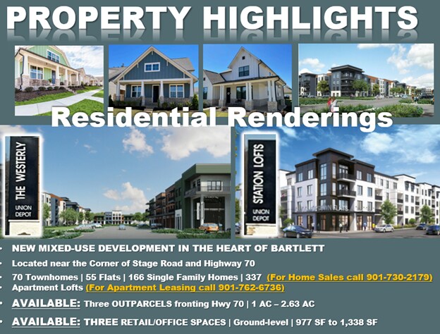 More Photos Of Stage @ Hwy 70, Bartlett Land For Lease