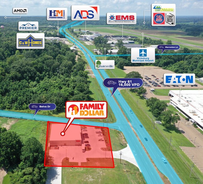 More Photos Of 5100 Highway 61 S, Vicksburg Convenience Store For Sale