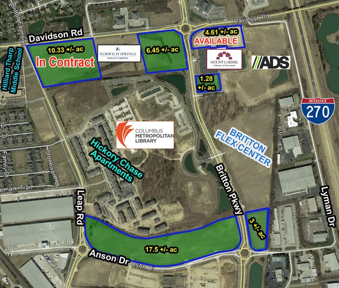 More Photos Of 4674 Britton Pky, Hilliard Land For Sale