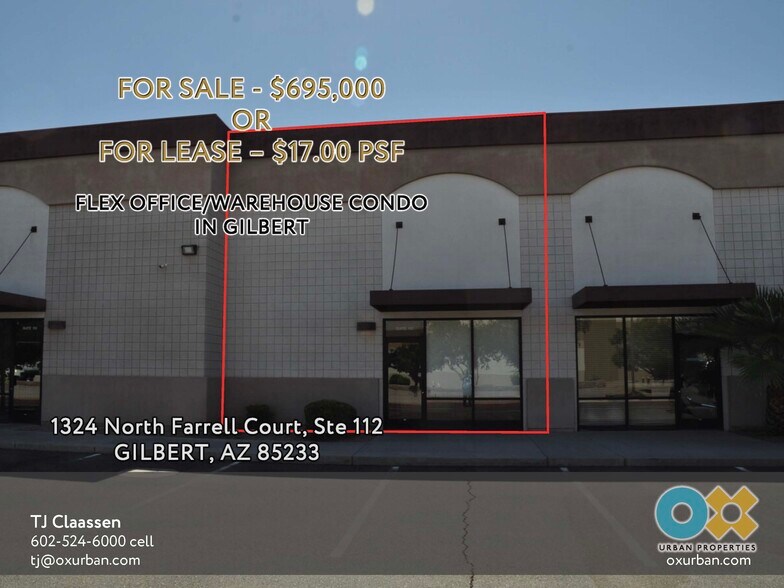More Photos Of 1324 N Farrell Ct, Gilbert Warehouse For Lease