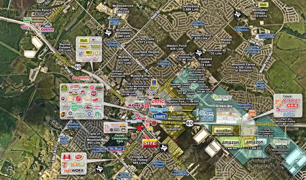 More Photos Of 219 S Farm to Market 548, Forney Freestanding For Lease