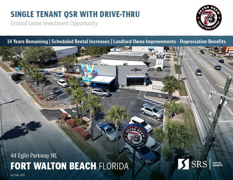 Primary Photo Of 44 Eglin Pky, Fort Walton Beach Fast Food For Sale