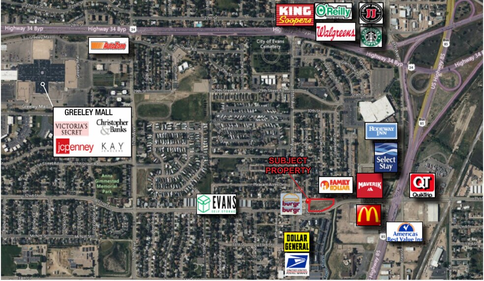 More Photos Of 3089-3099 High Dr, Evans Land For Sale