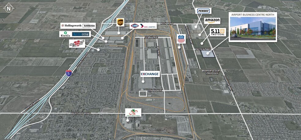 More Photos Of S Airport, Manteca Distribution For Lease