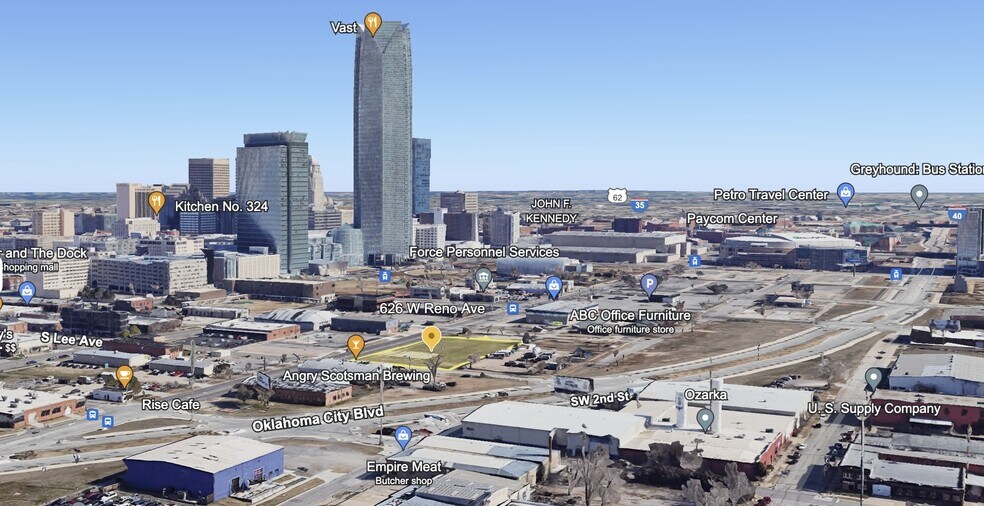 More Photos Of 626 W Reno Ave, Oklahoma City Land For Sale