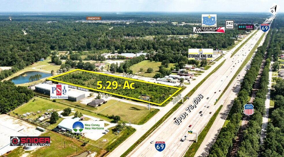 Primary Photo Of 18556 US Highway 59, New Caney Land For Sale