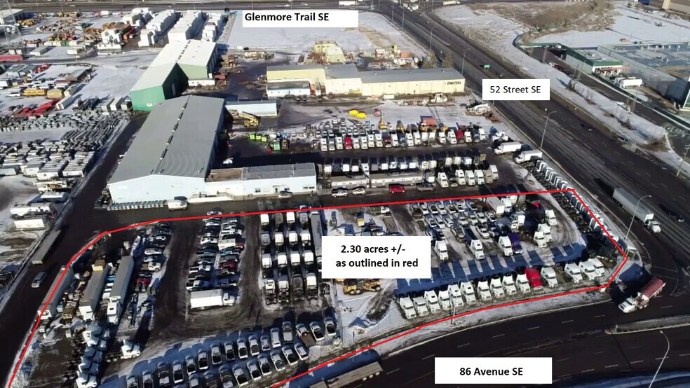 Primary Photo Of 5218 86th Av SE, Calgary Land For Lease