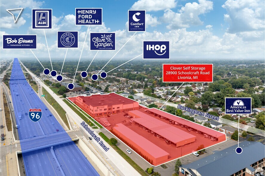 More Photos Of 28900 Schoolcraft Rd, Livonia Self Storage For Sale