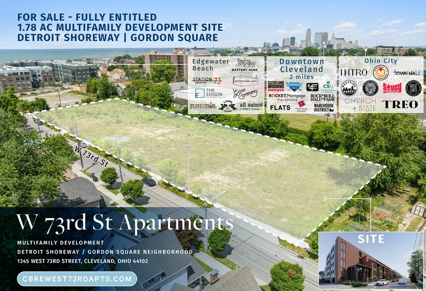 Primary Photo Of 1325-1345 W 73rd St, Cleveland Land For Sale