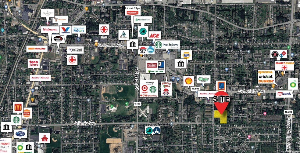 More Photos Of 6001-6005 Birch St, Schofield Land For Sale