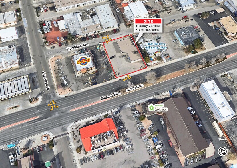 More Photos Of 2117 Menaul Blvd, Albuquerque Freestanding For Sale