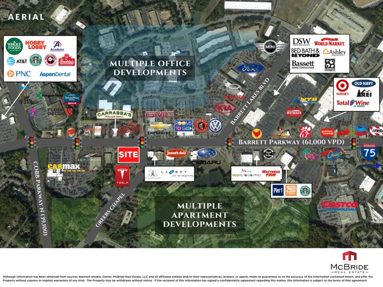 More Photos Of 1125 Ernest W Barrett Pky, Kennesaw General Retail For Lease