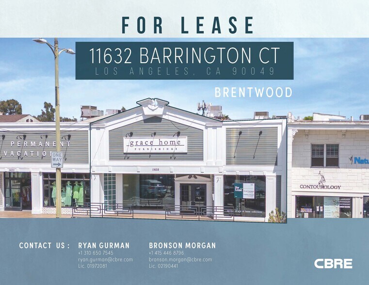 Primary Photo Of 11628 Barrington Ct, Los Angeles Storefront Retail Office For Lease