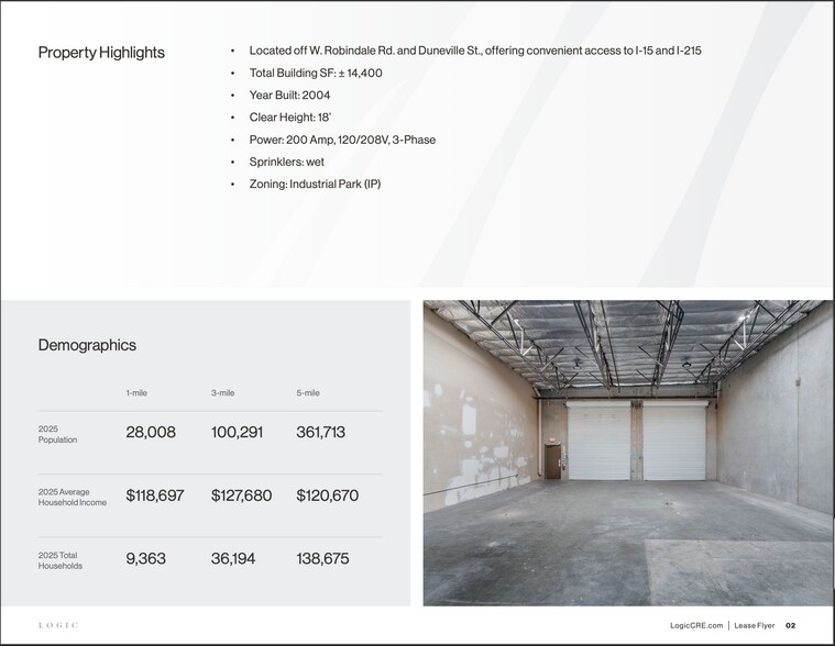 More Photos Of 7770 Duneville St, Las Vegas Distribution For Lease