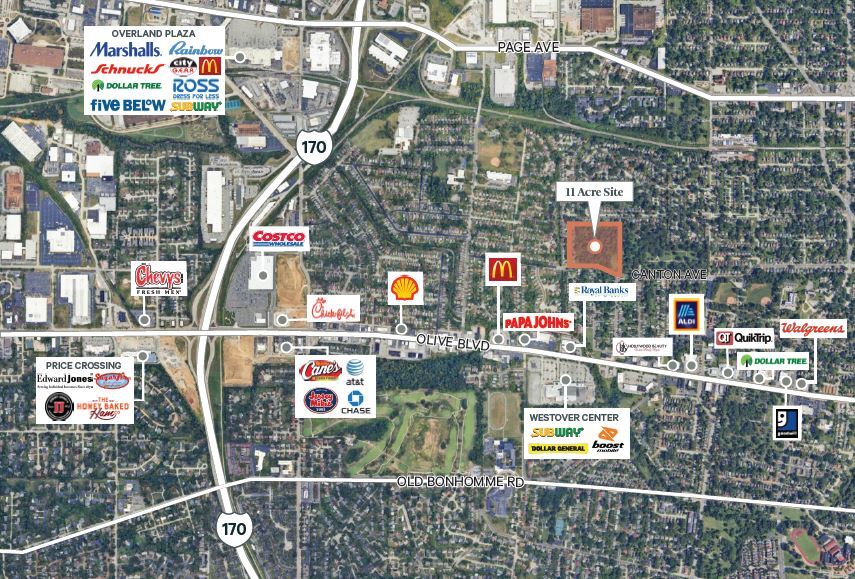 Primary Photo Of 7701 Canton Ave, University City Land For Sale