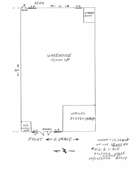 More Photos Of 3121-3171 E 11th Ave, Hialeah Warehouse For Lease