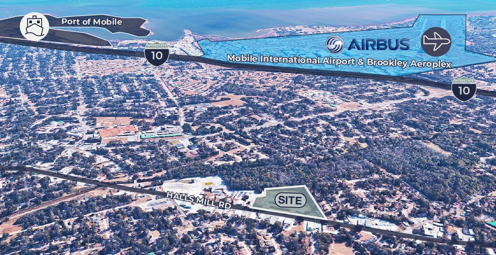 More Photos Of 2243 Halls Mill Rd, Mobile Land For Sale