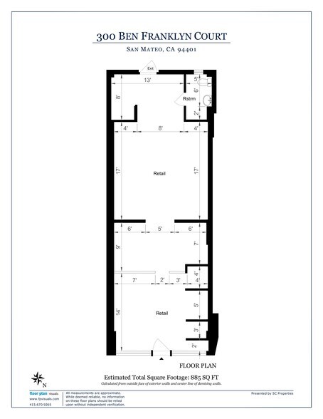 More Photos Of 300 Ben Franklin Ct, San Mateo General Retail For Lease