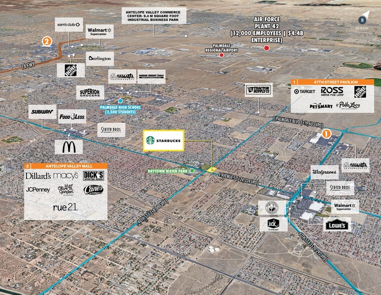 More Photos Of 40th street & East Avenue Ave @ 40th street and East Ave, Palmdale General Retail For Sale