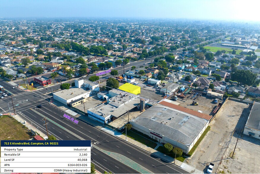 More Photos Of 712 E Alondra Blvd, Compton Warehouse For Lease