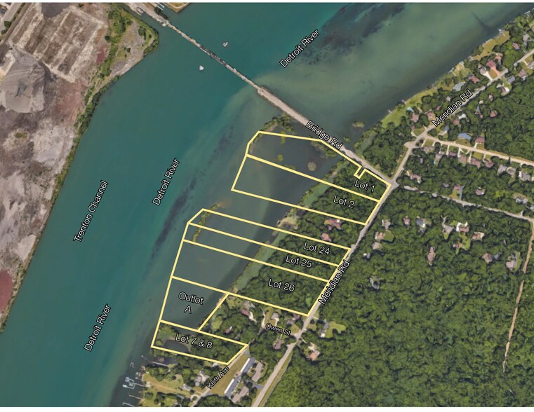 Primary Photo Of Meridian Rd, Grosse Ile Township Land For Sale