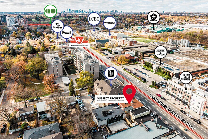 More Photos Of 3603-3605 Lake Shore Blvd W, Toronto Storefront Retail Office For Lease