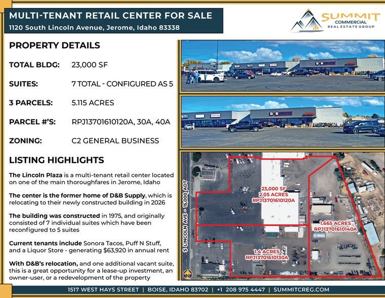 More Photos Of 1120 S Lincoln Ave, Jerome General Retail For Sale