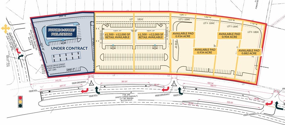 More Photos Of NEC Highway 242 & Harrington Dr., New Caney Unknown For Lease