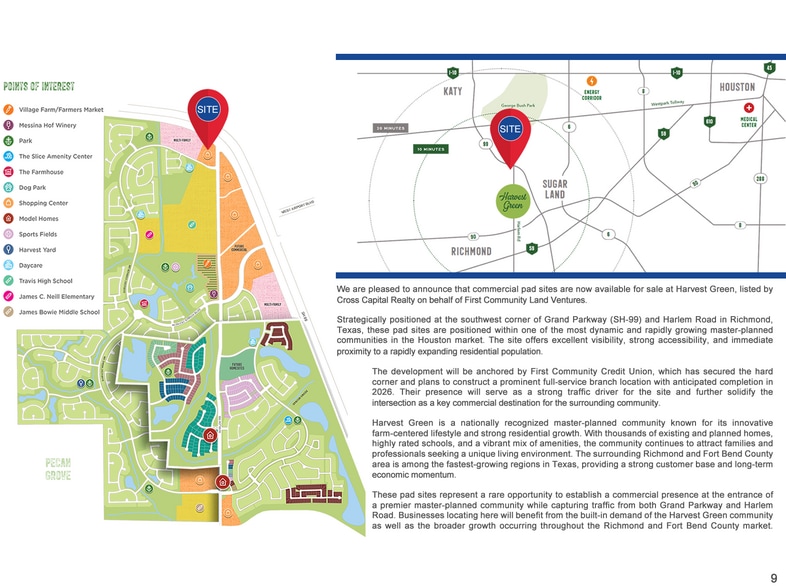 More Photos Of SWC Grand Parkway & Harlem Rd, Richmond Land For Sale
