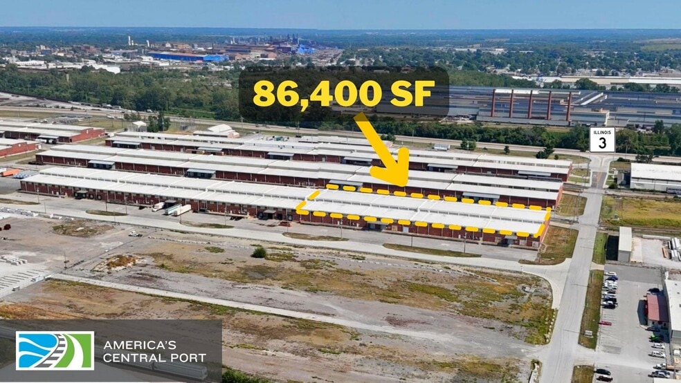 More Photos Of 1200 W 4th St, Granite City Warehouse For Lease