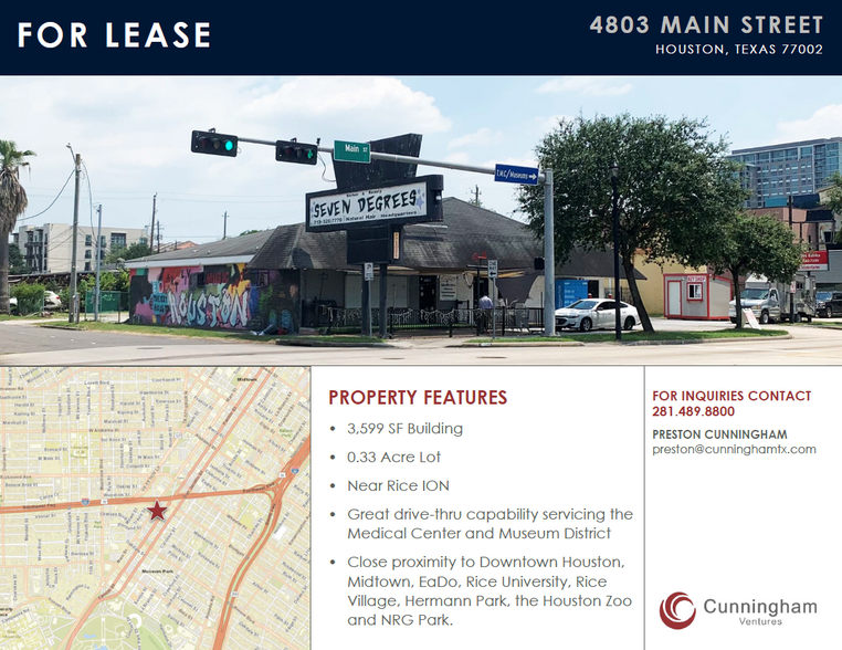 Primary Photo Of 4803 Main St, Houston Freestanding For Lease