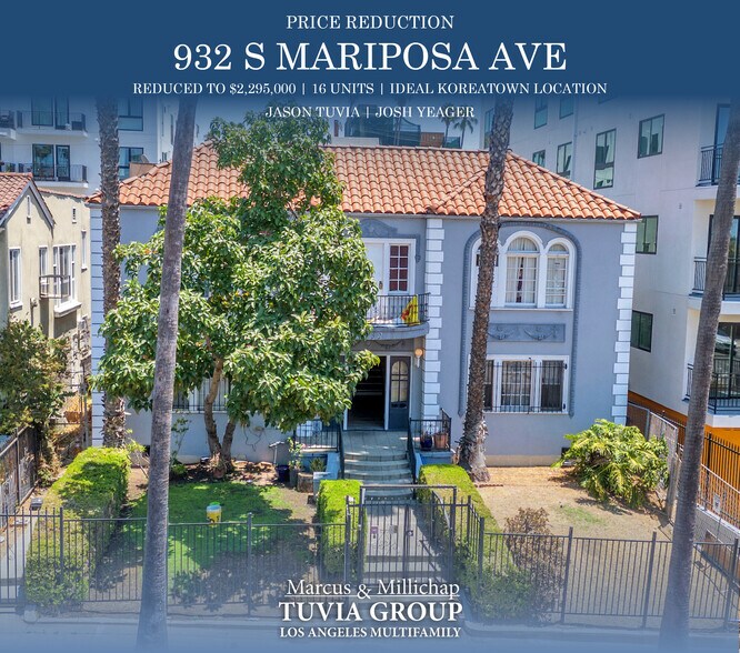 Primary Photo Of 932 S Mariposa Ave, Los Angeles Apartments For Sale